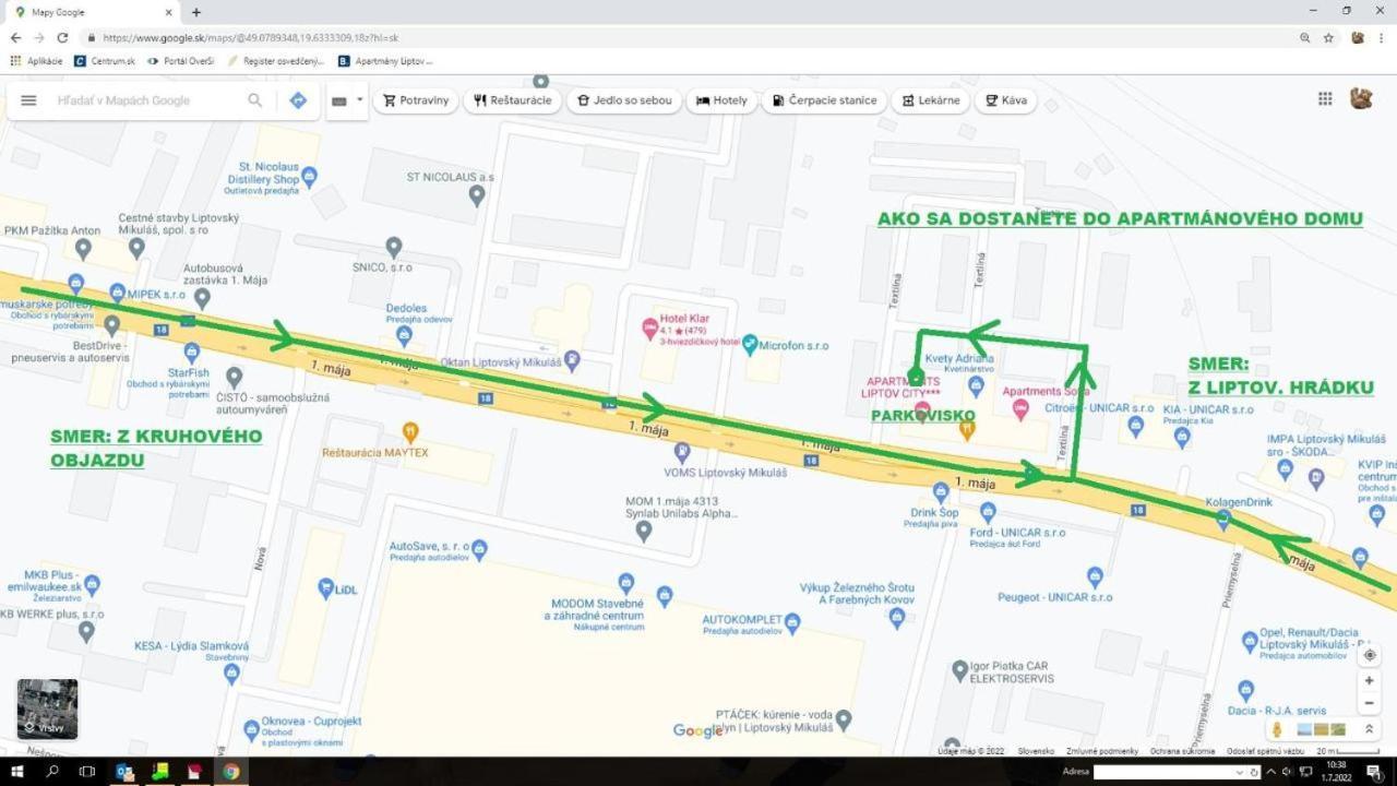 Liptovský Mikuláš Apartmany Liptov Maco מראה חיצוני תמונה